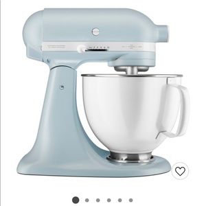 KitchenAid 5 qt stand mixer Ltd edition misty blue